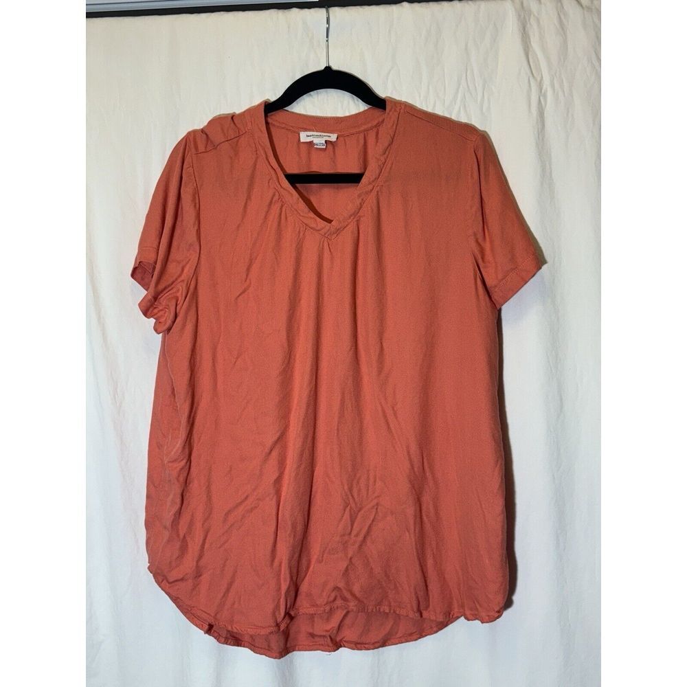 Beach Lunch Lounge Becca Tee Shirt Womens Salmon XL E32‎